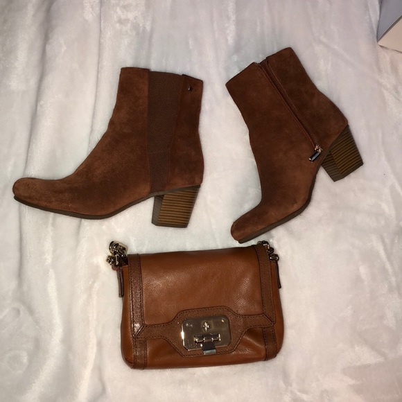 Bandolino Brown Suede Boots - Picture 2 of 3